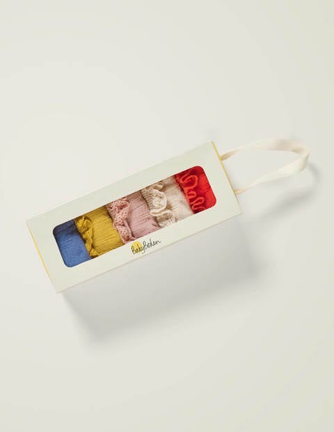 5 Pack Frilly Sock Box - Multi 5 Pack Frilly Sock Box - Multi