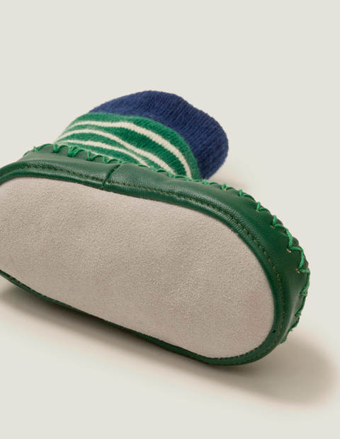 Slipper Socks - Eden Green/Ivory Slipper Socks - Eden Green/Ivory