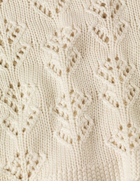 Strickdecke Für Babys - Hellbeige Meliert Strickdecke Für Babys - Hellbeige Meliert
