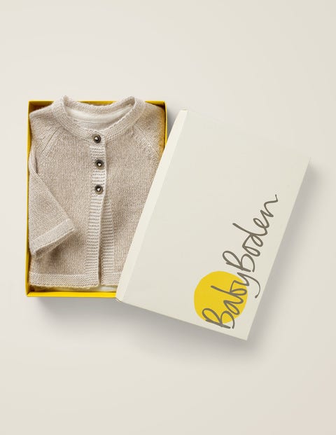Cashmere Cardigan - Gold Sparkle Cashmere Cardigan - Gold Sparkle
