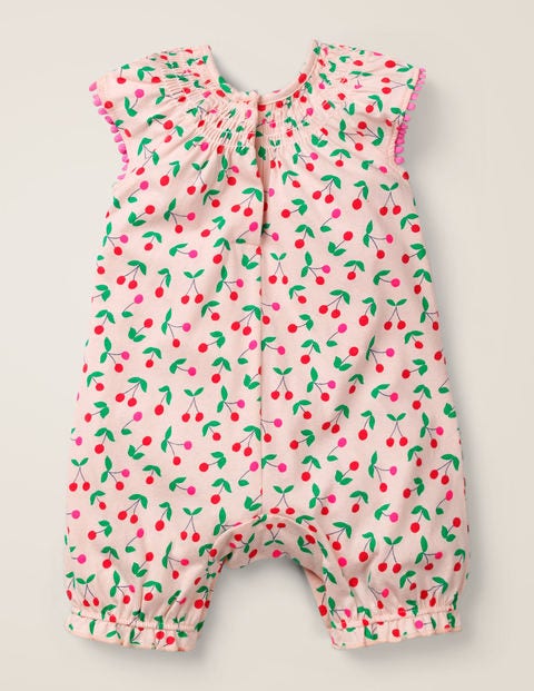 Sweet Cherry Romper - Parisian Pink Cherries Sweet Cherry Romper - Parisian Pink Cherries