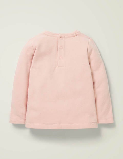 Embroidered Cosy Sweatshirt - Boto Pink Marl Embroidered Cosy Sweatshirt - Boto Pink Marl