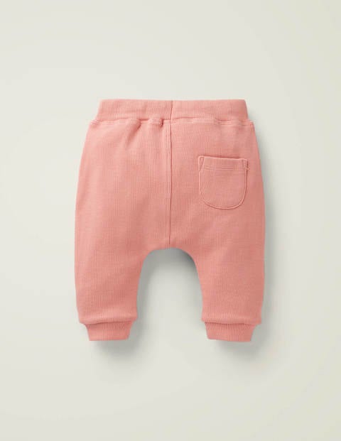 Ribbed Patch Bottoms - Boto Pink Heart Flower Ribbed Patch Bottoms - Boto Pink Heart Flower