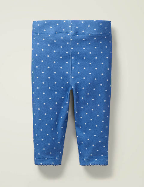 Essential Baby Leggings - Sky Blue/Ivory Pin Spot Essential Baby Leggings - Sky Blue/Ivory Pin Spot