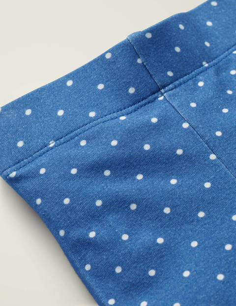 Essential Baby Leggings - Sky Blue/Ivory Pin Spot Essential Baby Leggings - Sky Blue/Ivory Pin Spot