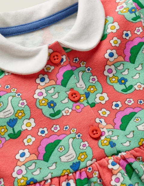 Printed Jersey Dress - Multi Duckling Daisy Printed Jersey Dress - Multi Duckling Daisy