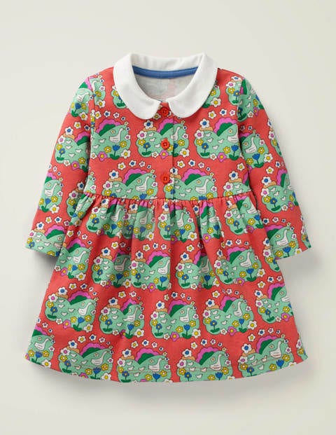 Printed Jersey Dress - Multi Duckling Daisy Printed Jersey Dress - Multi Duckling Daisy