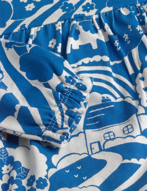 Retro Farm Jersey Dress - Sky Blue Retro Farm Retro Farm Jersey Dress - Sky Blue Retro Farm