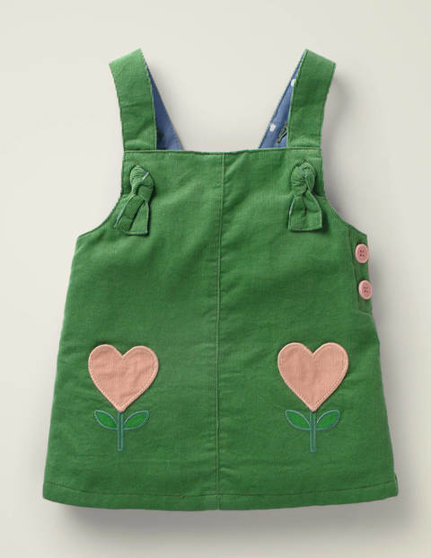 Cord Heart Pinnie - Frogs Legs Green Cord Heart Pinnie - Frogs Legs Green