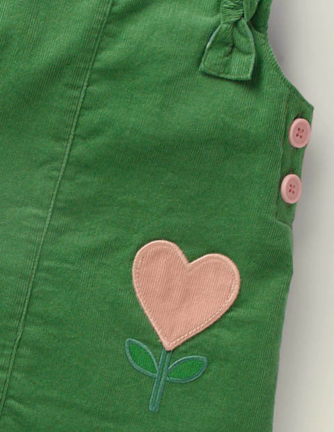 Cord Heart Pinnie - Frogs Legs Green Cord Heart Pinnie - Frogs Legs Green