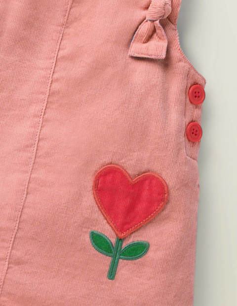 Cord Heart Pinnie - Peach Melba Cord Heart Pinnie - Peach Melba
