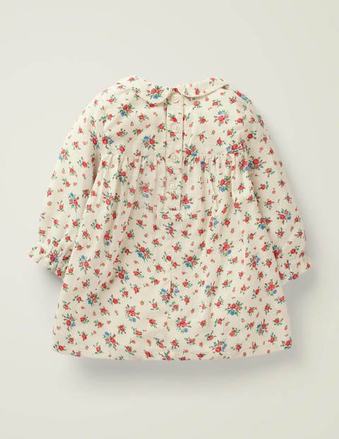 Nostalgic Smocked Dress - Ivory Vintage Rose Nostalgic Smocked Dress - Ivory Vintage Rose