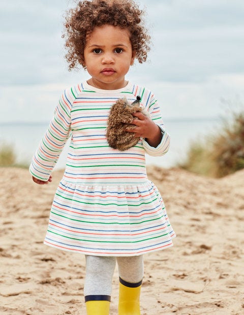 Robe Cosy En Jersey - Ivoire/multi Robe Cosy En Jersey - Ivoire/multi
