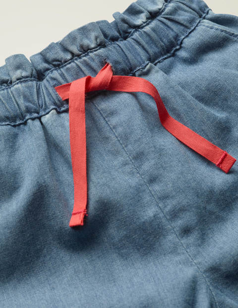 Denim Paperbag Trousers - Chambray Denim Paperbag Trousers - Chambray