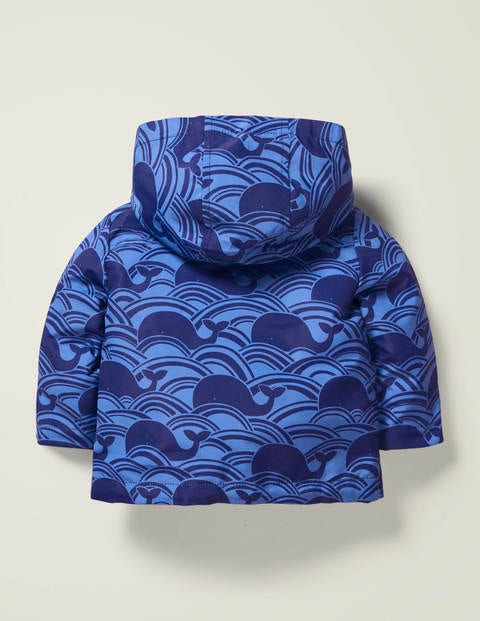 Cosy 3-In-1 Jacket - Blue Whale Wave Cosy 3-In-1 Jacket - Blue Whale Wave