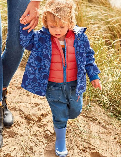 Cosy 3-In-1 Jacket - Blue Whale Wave Cosy 3-In-1 Jacket - Blue Whale Wave