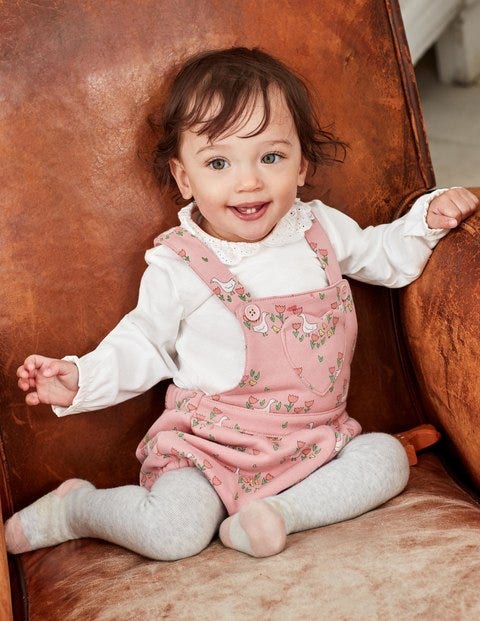 Supersoft Jersey Romper - Boto Pink Duckling Meadow Supersoft Jersey Romper - Boto Pink Duckling Meadow