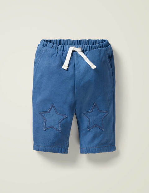 Patch Knees Pants - Sky Blue Patch Knees Pants - Sky Blue