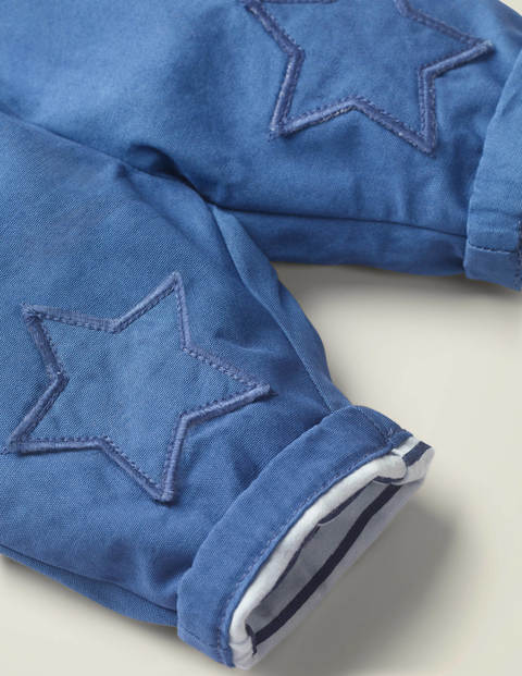 Patch Knees Pants - Sky Blue Patch Knees Pants - Sky Blue