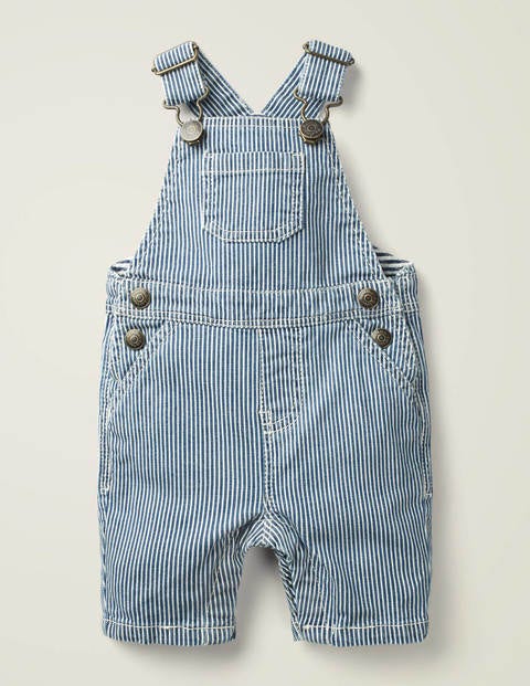 Ticking Dungarees - College Navy Ticking Ticking Dungarees - College Navy Ticking