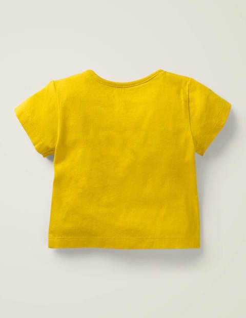Animal Logo T-Shirt - Daffodil Yellow Sheep Animal Logo T-Shirt - Daffodil Yellow Sheep