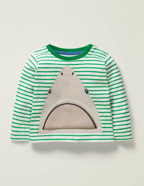 Lift The Flap T-Shirt - Rich Emerald Green Shark Lift The Flap T-Shirt - Rich Emerald Green Shark