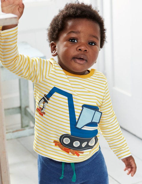 Lift The Flap T-Shirt - Daffodil Yellow Digger Lift The Flap T-Shirt - Daffodil Yellow Digger