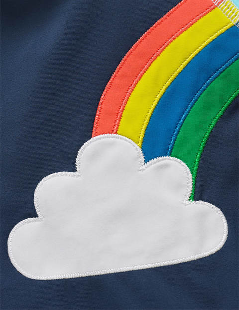 Sunsafe Rash Guard Set - Deep Sea Blue Rainbow Sunsafe Rash Guard Set - Deep Sea Blue Rainbow
