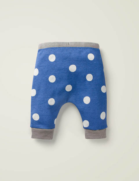 Gemusterte Jersey-Leggings - Himmelblau/Naturweiß, Getupft Gemusterte Jersey-Leggings - Himmelblau/Naturweiß, Getupft