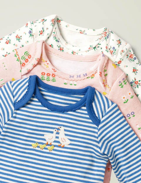 3 Pack Bodies - Multi Floral Farm 3 Pack Bodies - Multi Floral Farm