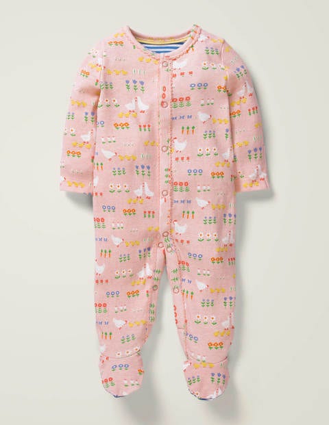 Printed Sleepsuit - Provence Dusty Pink Floral Printed Sleepsuit - Provence Dusty Pink Floral