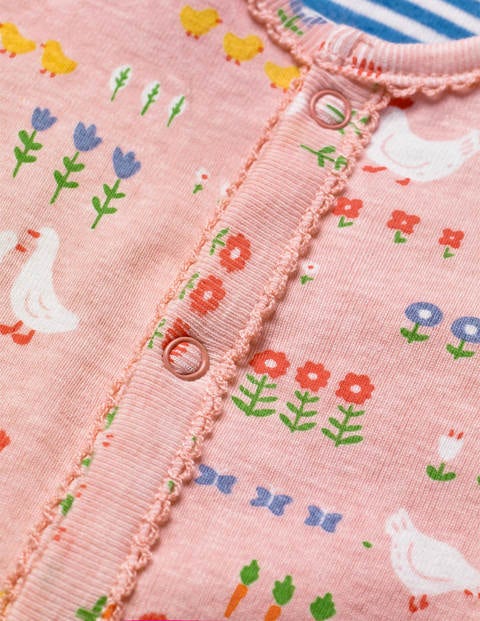 Printed Sleepsuit - Provence Dusty Pink Floral Printed Sleepsuit - Provence Dusty Pink Floral
