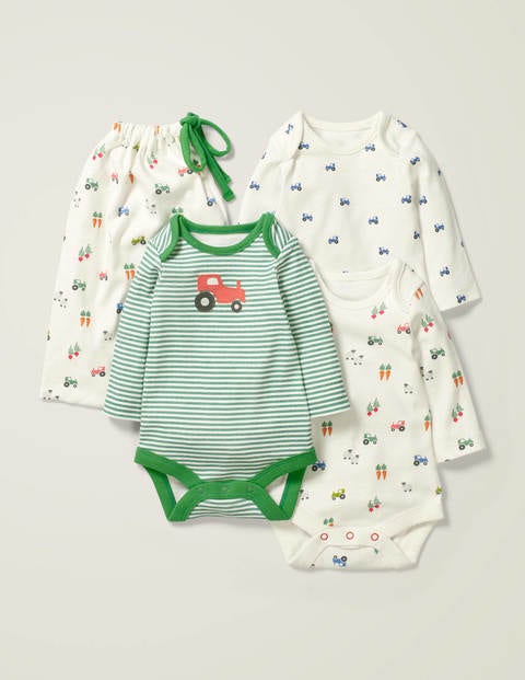 3 Pack Bodies - Multi Baby Farm 3 Pack Bodies - Multi Baby Farm