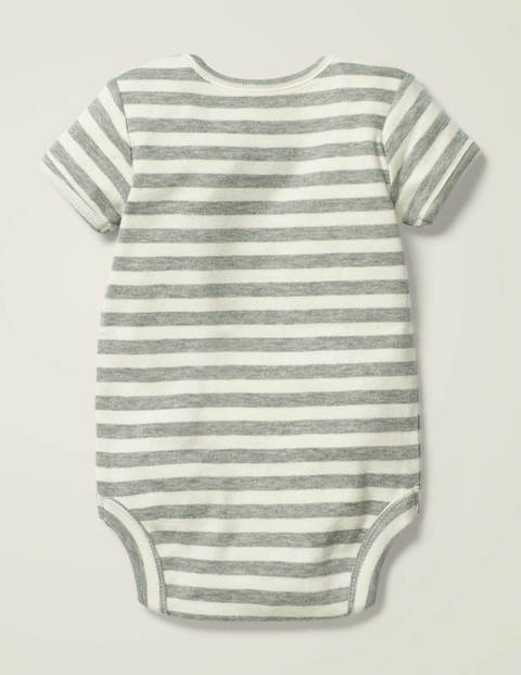 Unisex-Bodys Im 5Er-Pack - Naturweiß/Bunt, Gestreift Unisex-Bodys Im 5Er-Pack - Naturweiß/Bunt, Gestreift