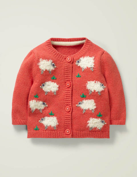 Fun Cardigan - Soft Peach Melba Marl Fun Cardigan - Soft Peach Melba Marl