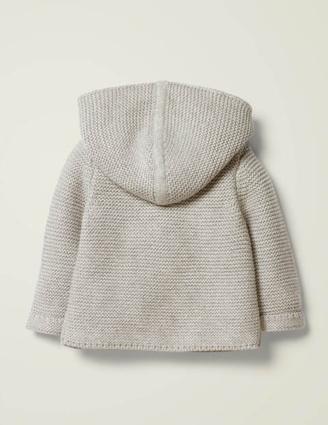 Hooded Knitted Jacket - Grey Marl Tractor Hooded Knitted Jacket - Grey Marl Tractor