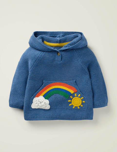 Rainbow Pocket Jumper - Dirty Denim Rainbow Rainbow Pocket Jumper - Dirty Denim Rainbow