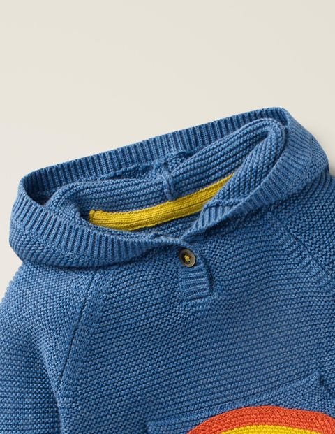 Rainbow Pocket Jumper - Dirty Denim Rainbow Rainbow Pocket Jumper - Dirty Denim Rainbow