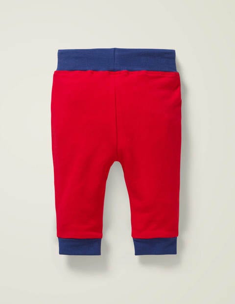Appliqué Patch Jersey Bottoms - Beam Red Vehicles Appliqué Patch Jersey Bottoms - Beam Red Vehicles