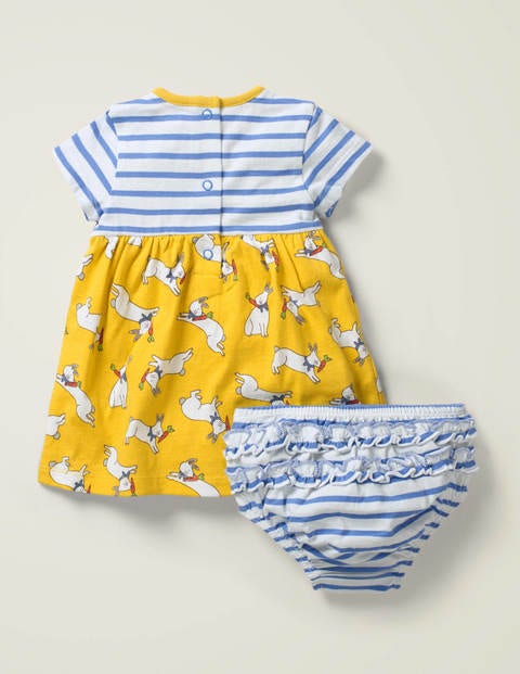 Hotchpotch Jersey Dress - Daffodil Baby Bunny Hop Hotchpotch Jersey Dress - Daffodil Baby Bunny Hop