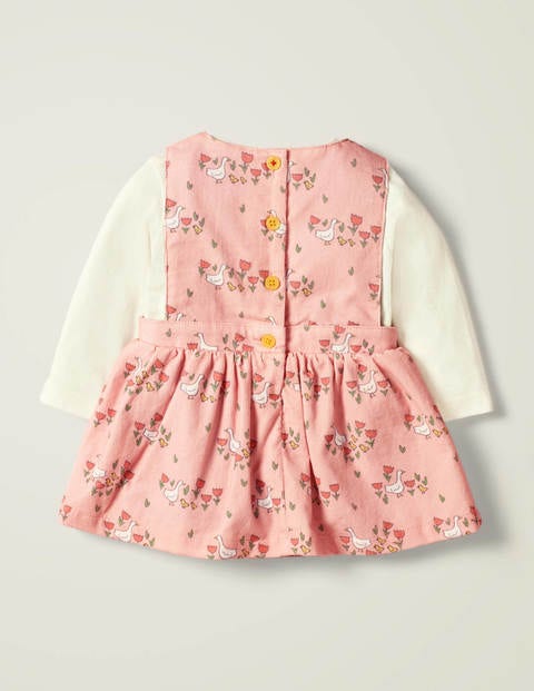Printed Cord Dress Set - Boto Pink Duckling Meadow Printed Cord Dress Set - Boto Pink Duckling Meadow