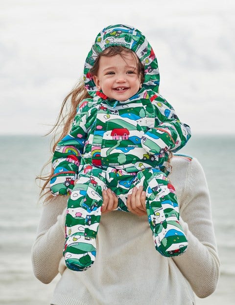 baby girl waterproof snowsuit