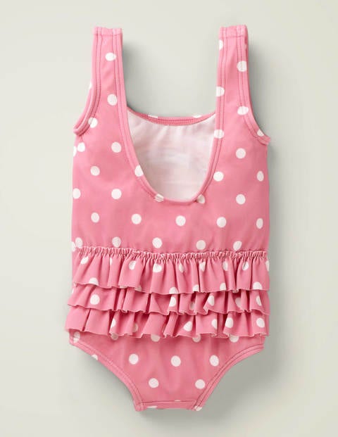 Ruffle Appliqué Swimsuit - Boto Pink Ducks Ruffle Appliqué Swimsuit - Boto Pink Ducks