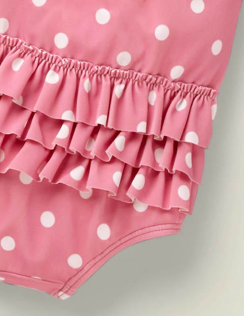 Ruffle Appliqué Swimsuit - Boto Pink Ducks Ruffle Appliqué Swimsuit - Boto Pink Ducks
