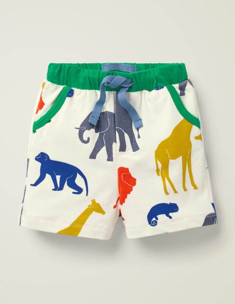 Essential Jersey Shorts - Multi Jungle Friends Essential Jersey Shorts - Multi Jungle Friends