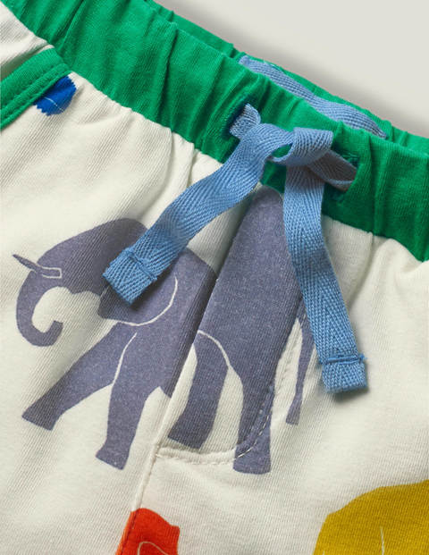 Essential Jersey Shorts - Multi Jungle Friends Essential Jersey Shorts - Multi Jungle Friends