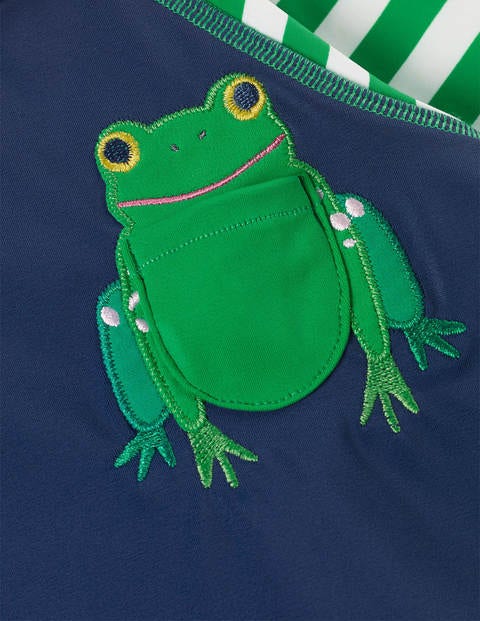 Sunsafe Rash Guard - College Navy Frog Sunsafe Rash Guard - College Navy Frog