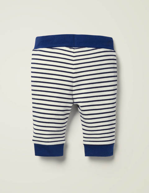 Appliqué Patch Jersey Bottoms - White/College Navy Appliqué Patch Jersey Bottoms - White/College Navy
