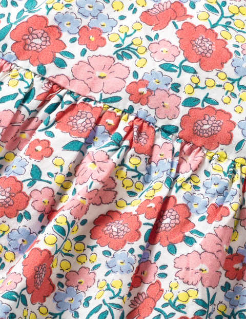 Frilly Bubble Romper - Multi Pink Flowerbed Frilly Bubble Romper - Multi Pink Flowerbed