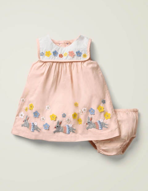 Flutter Appliqué Dress - Provence Dusty Pink Flutter Appliqué Dress - Provence Dusty Pink
